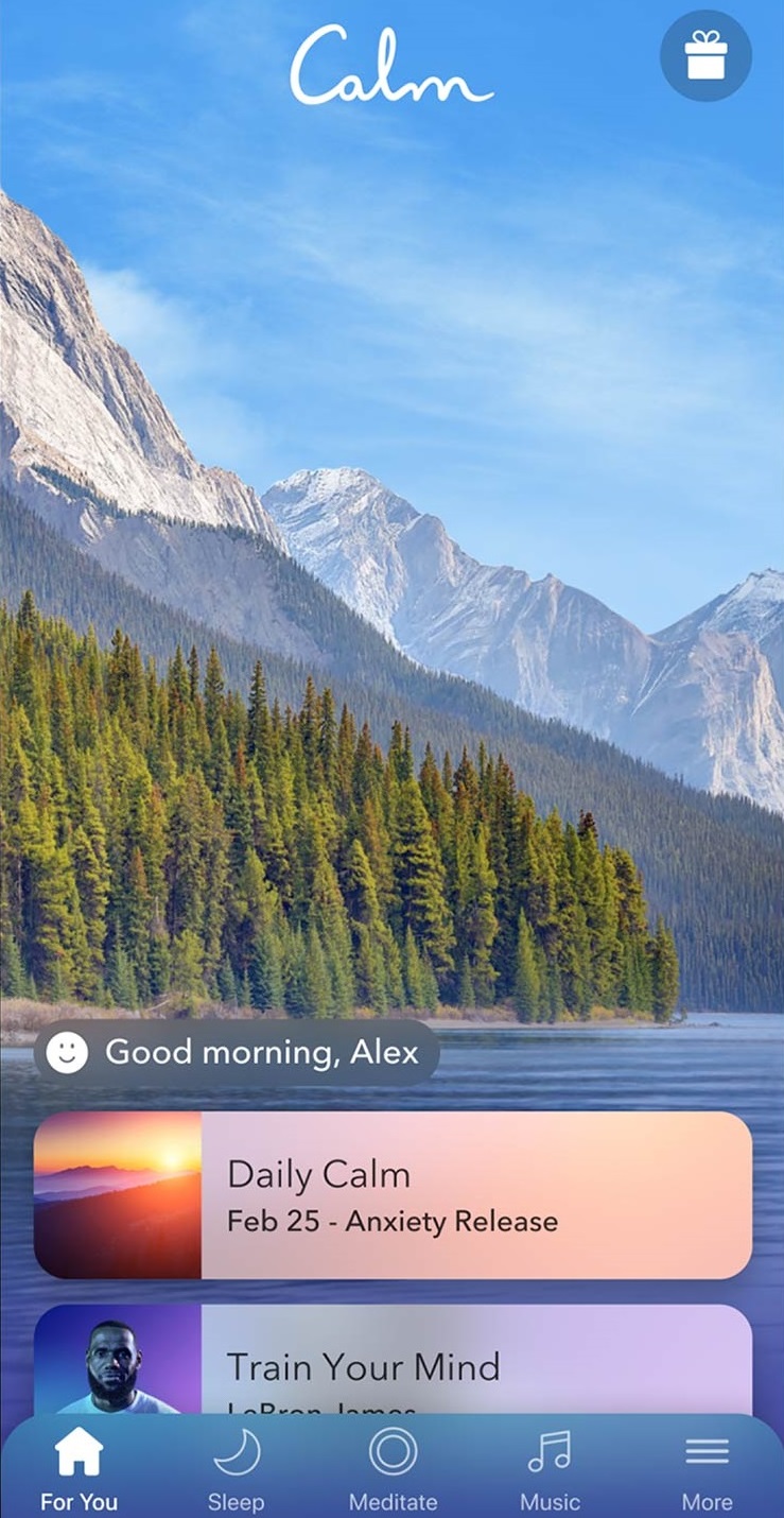 calm meditation app